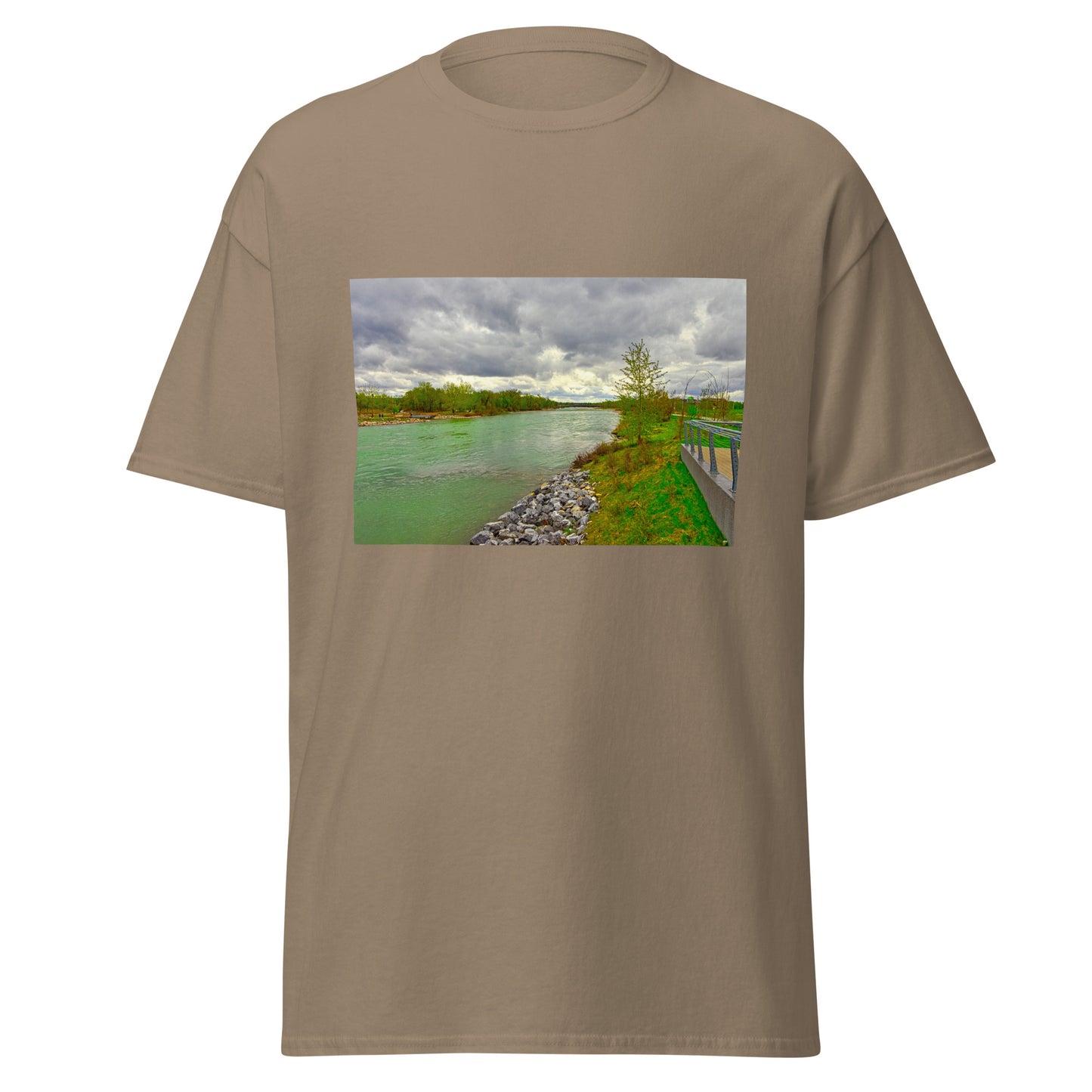Men's Classic Tee - Calgary Bow River East Village