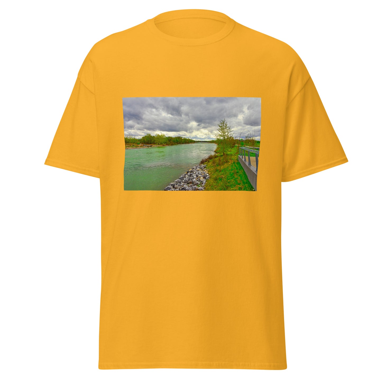 Men's Classic Tee - Calgary Bow River East Village