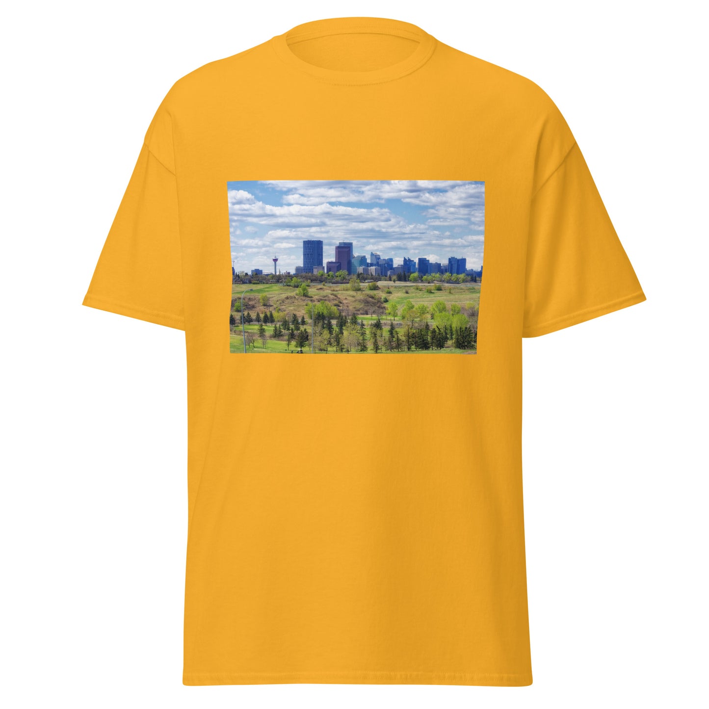 Men's Classic Tee - Downtown Calgary Vista Heights Hill