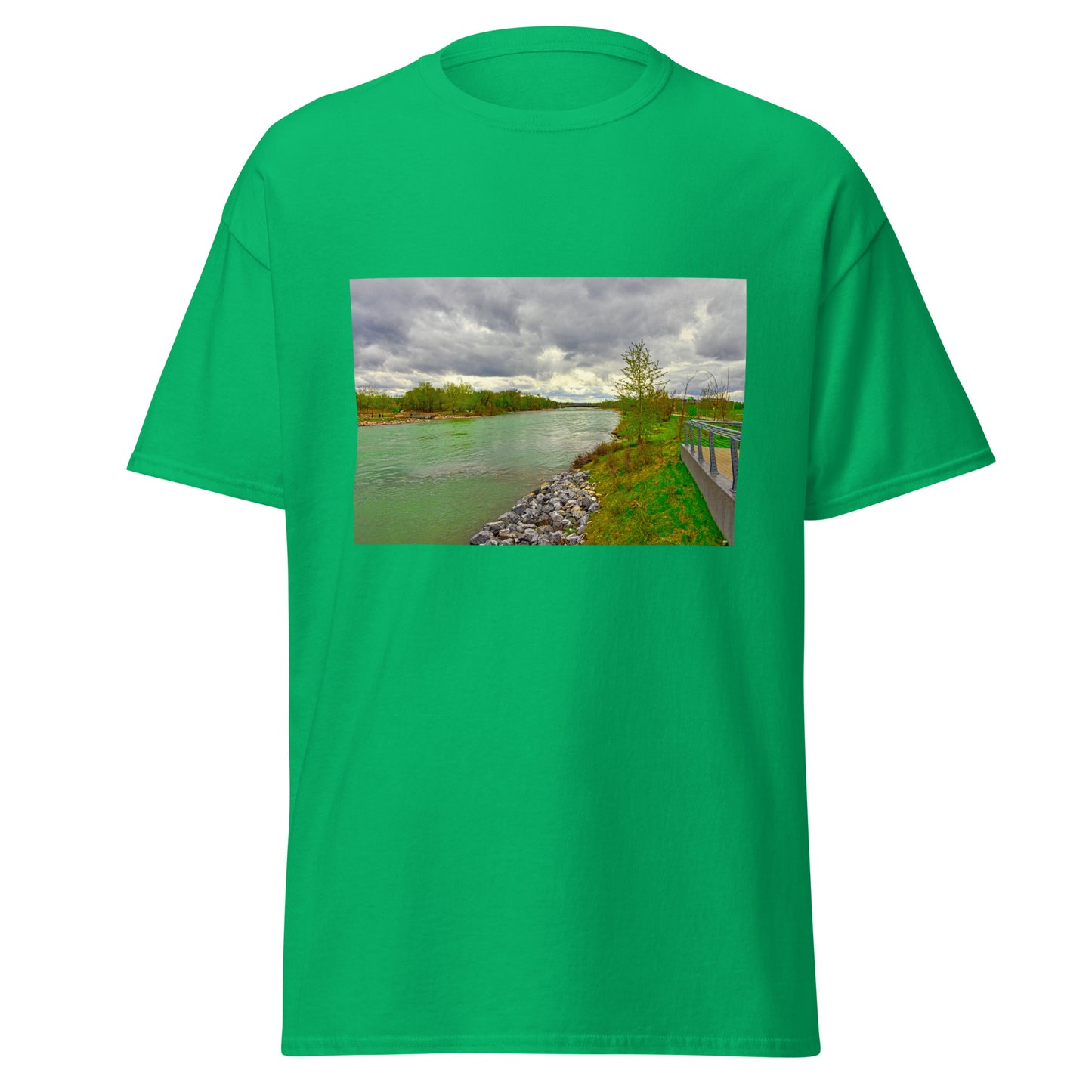 Men's Classic Tee - Calgary Bow River East Village