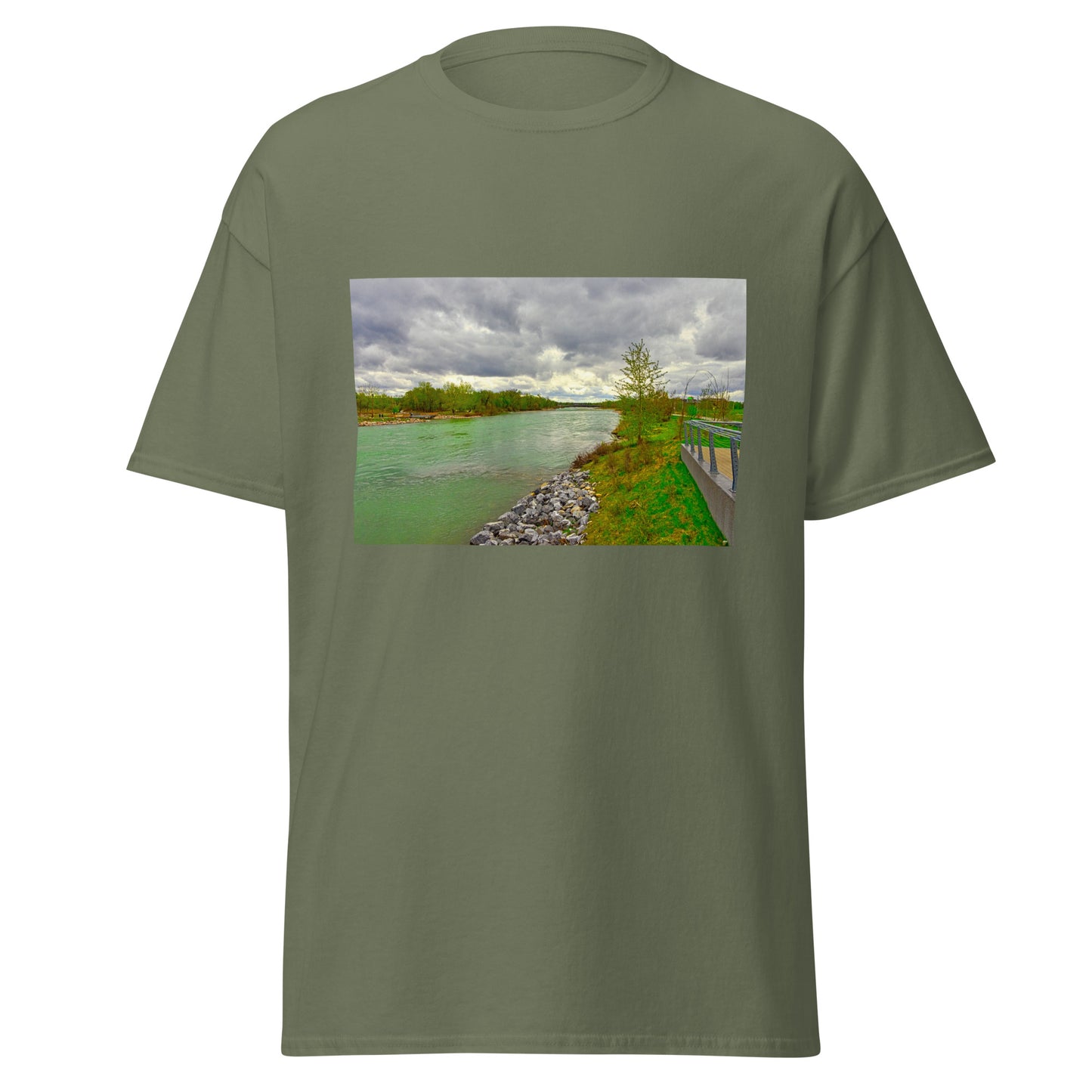 Men's Classic Tee - Calgary Bow River East Village