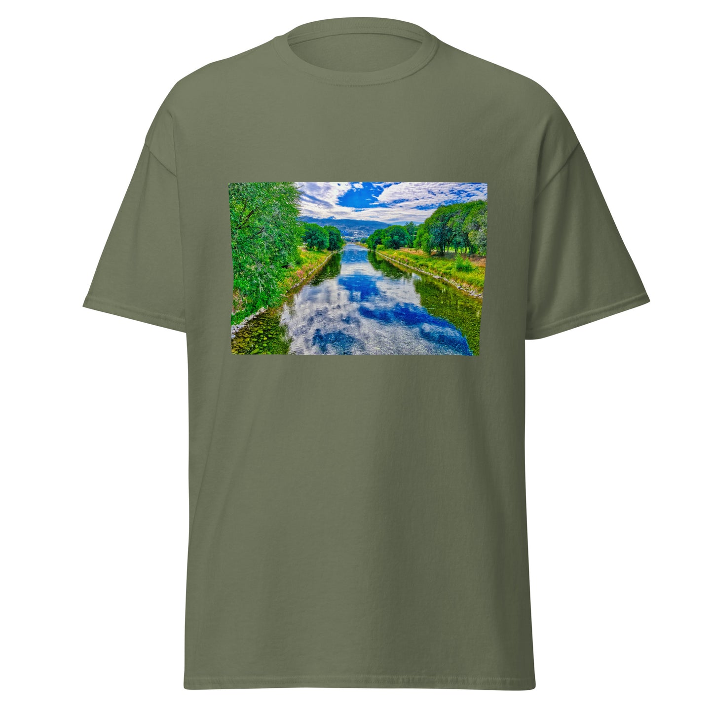 Men's Classic Tee - Penticton HDR Okanagan Channel