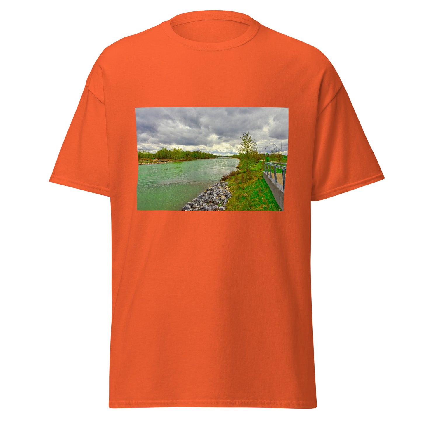 Men's Classic Tee - Calgary Bow River East Village
