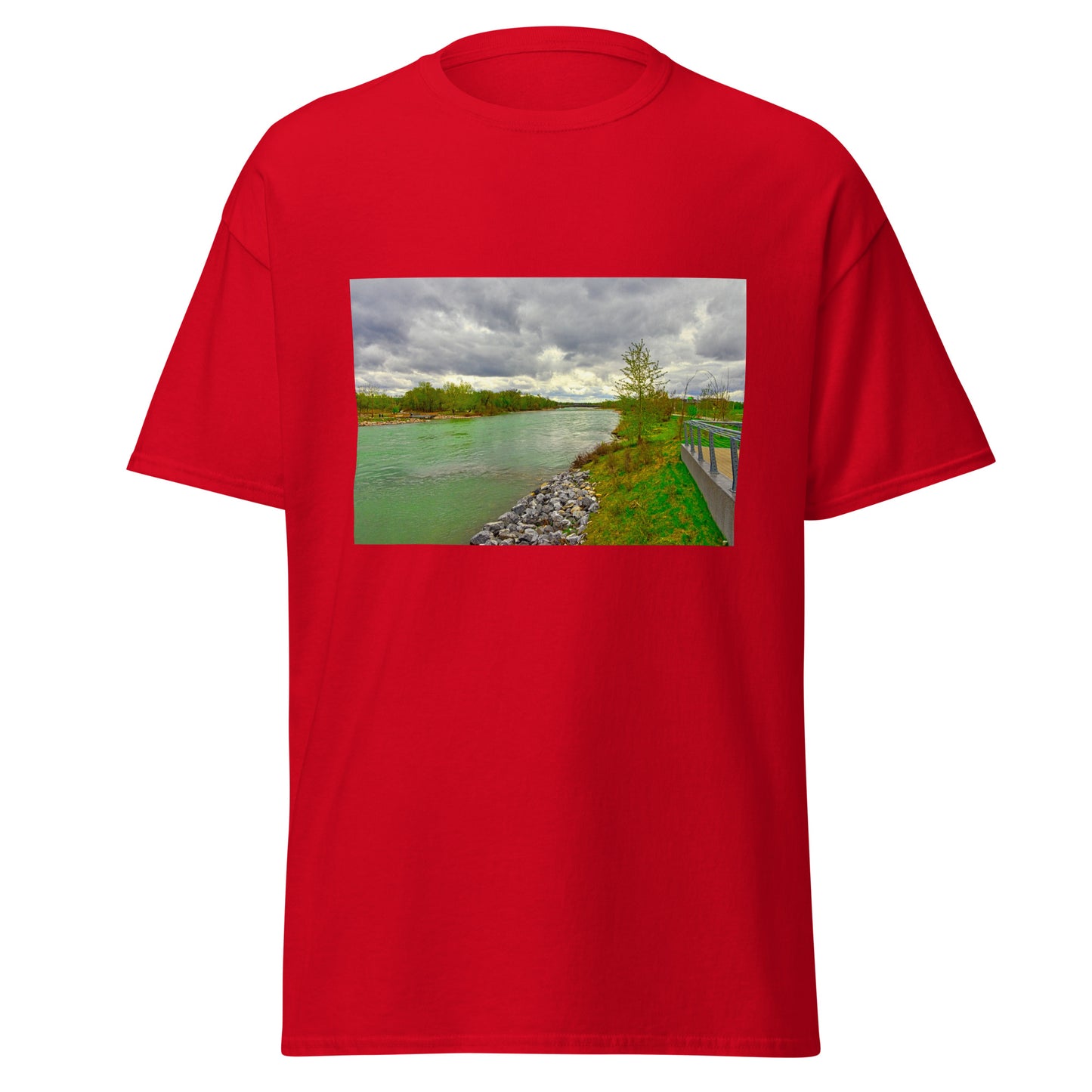 Men's Classic Tee - Calgary Bow River East Village
