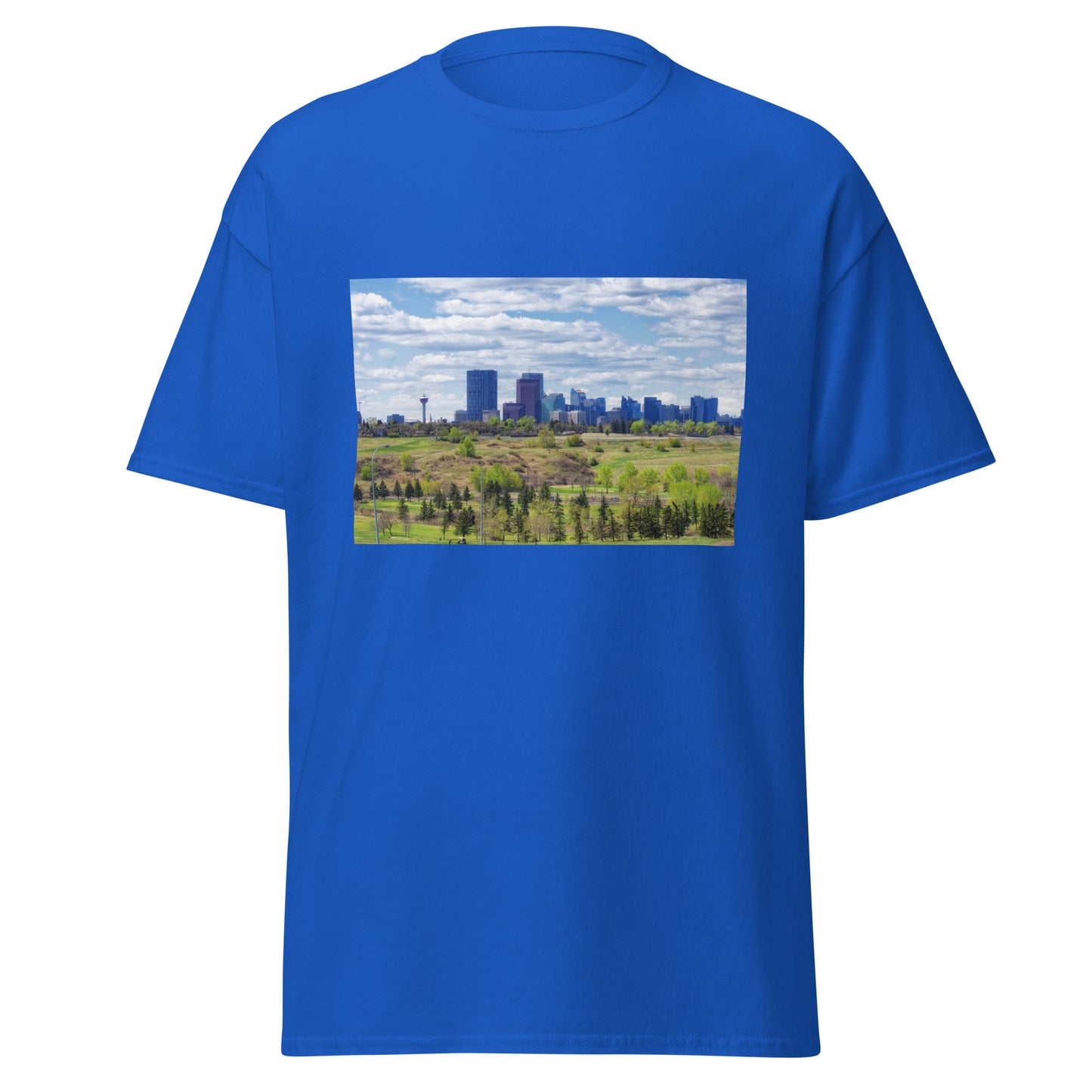 Men's Classic Tee - Downtown Calgary Vista Heights Hill
