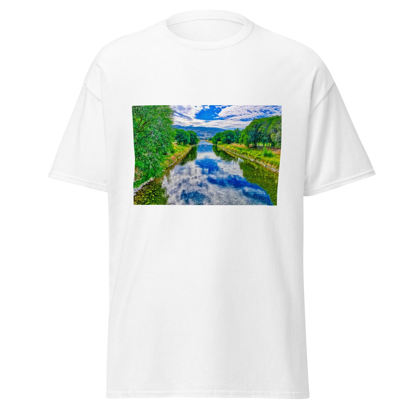 Men's Classic Tee - Penticton HDR Okanagan Channel