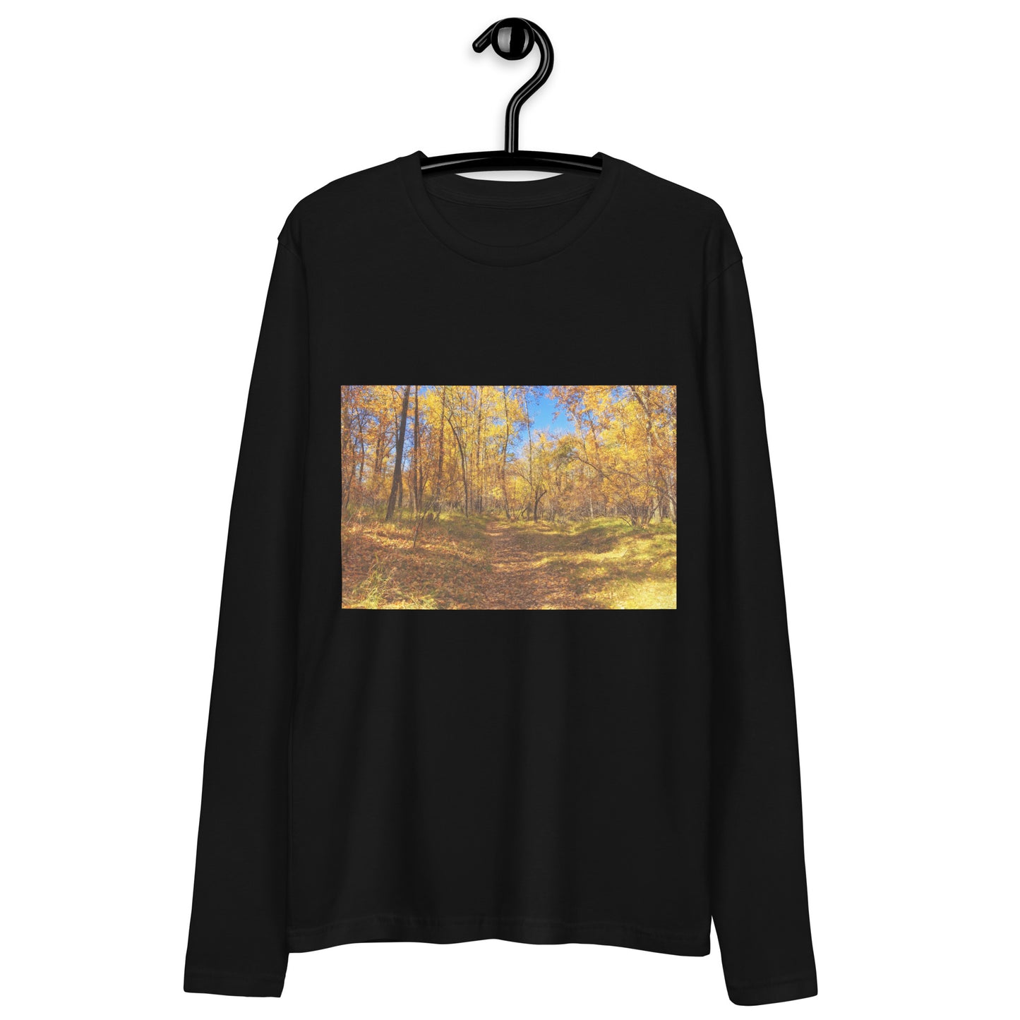 Men's Long Sleeve Fitted Crew - Carburn Park Fall