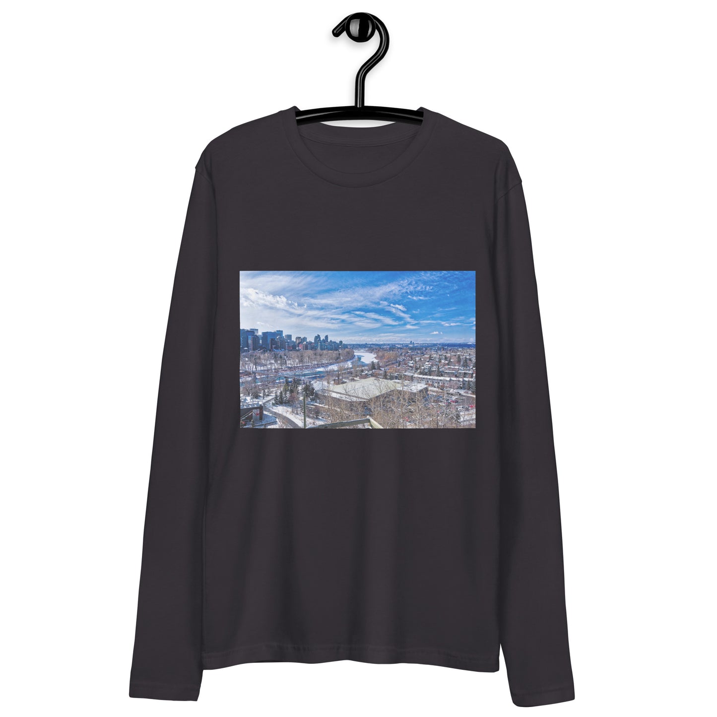 Men's Long Sleeve Fitted Crew - McHugh Bluff Winter HDR