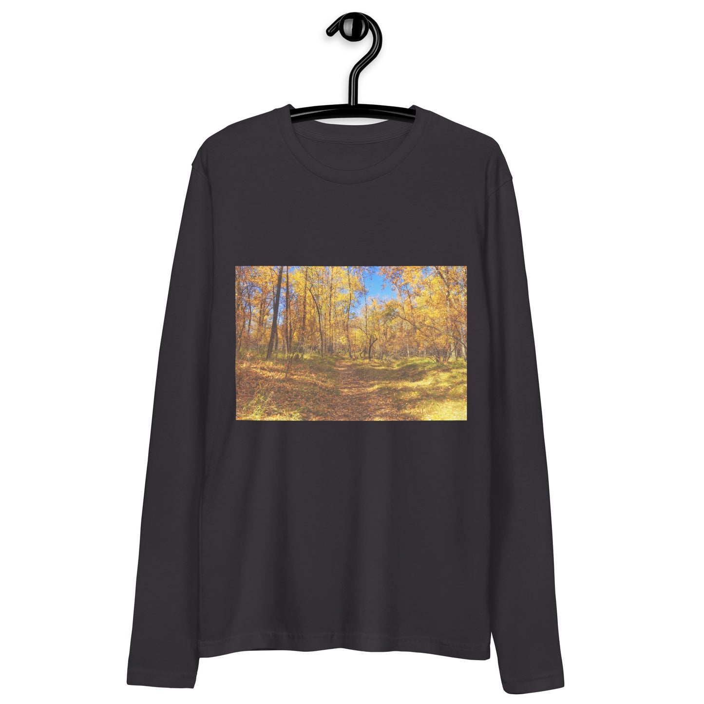 Men's Long Sleeve Fitted Crew - Carburn Park Fall