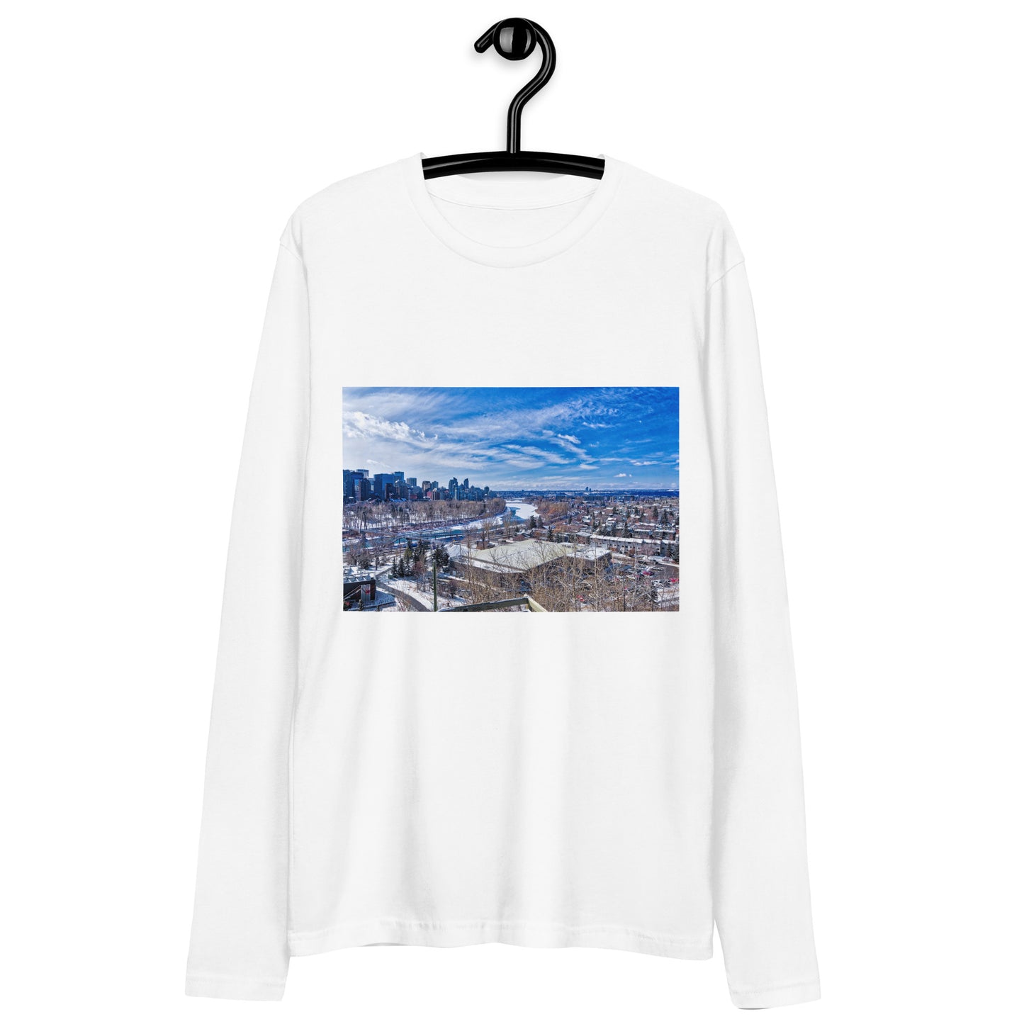 Men's Long Sleeve Fitted Crew - McHugh Bluff Winter HDR
