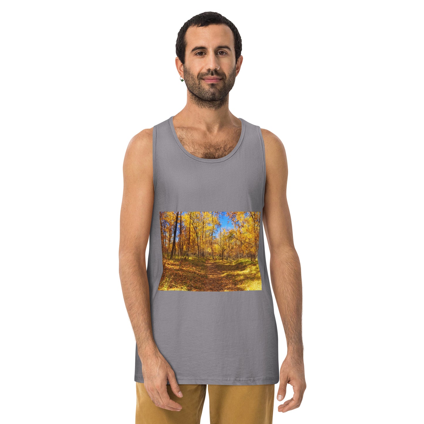 Men’s Premium Tank Top - Carburn Park Fall Colours