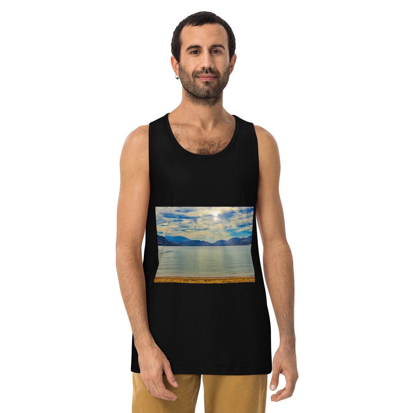 Men’s Premium Tank Top - Penticton Skaha Lake
