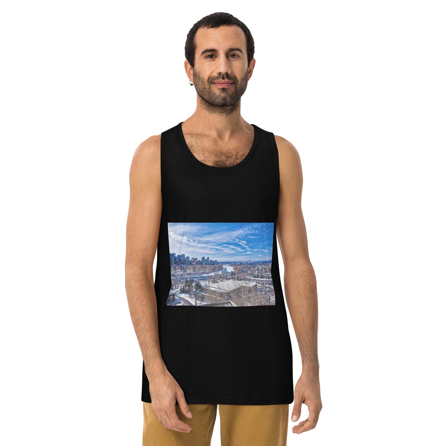 Men’s Premium Tank Top - McHugh Bluff Winter HDR