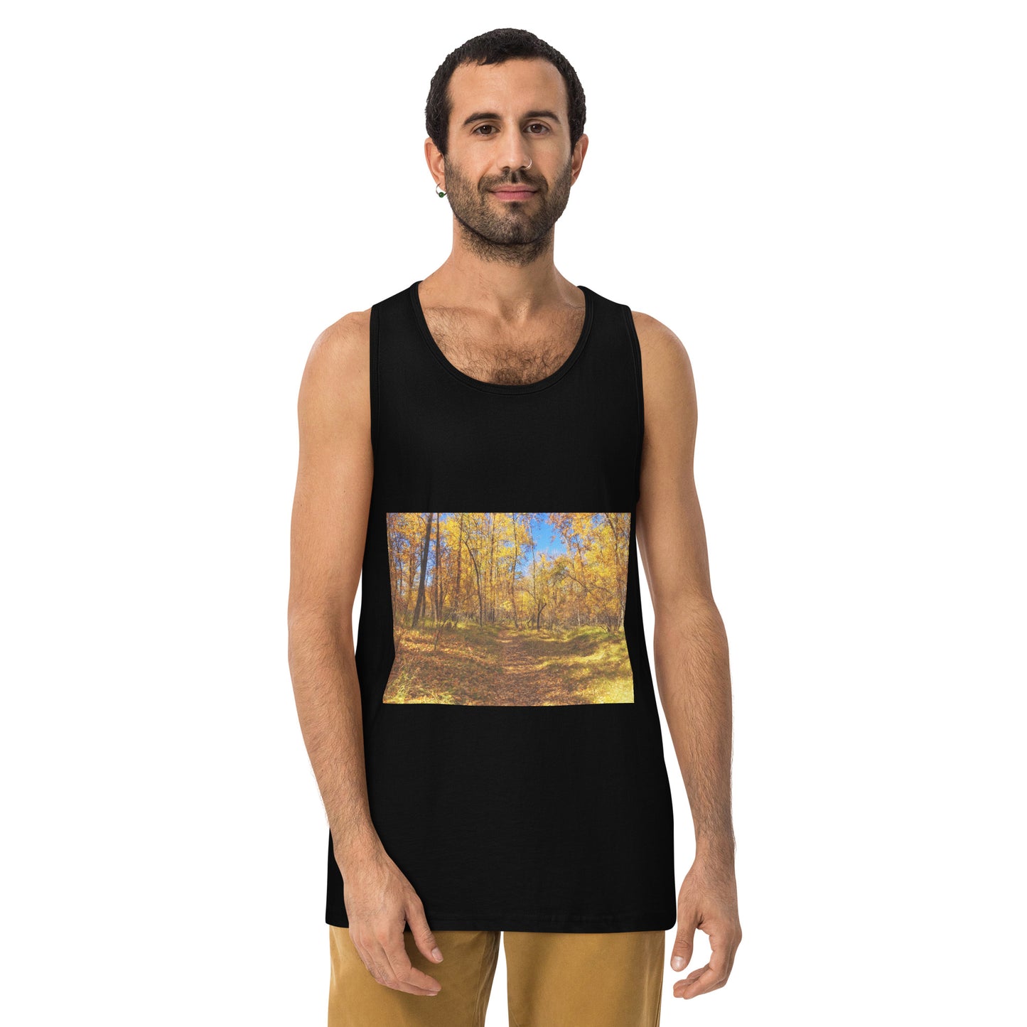 Men’s Premium Tank Top - Carburn Park Fall Colours