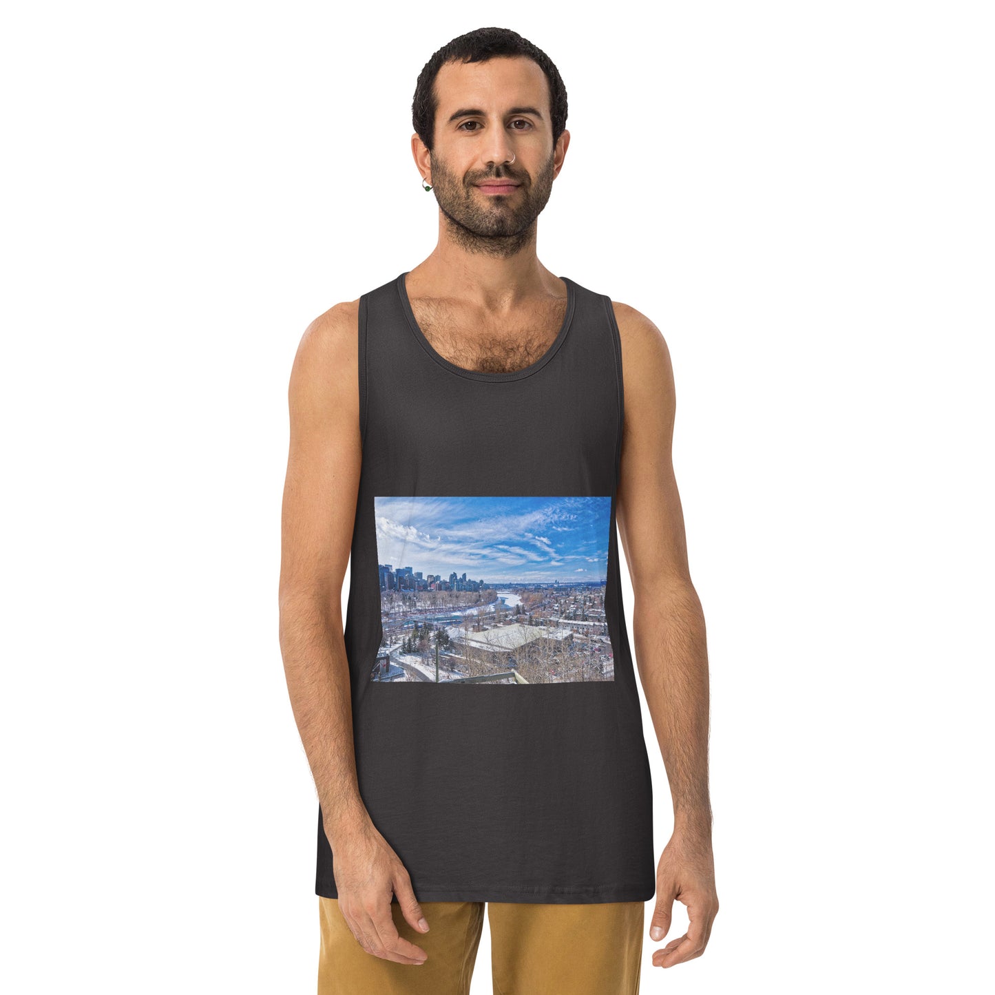 Men’s Premium Tank Top - McHugh Bluff Winter HDR