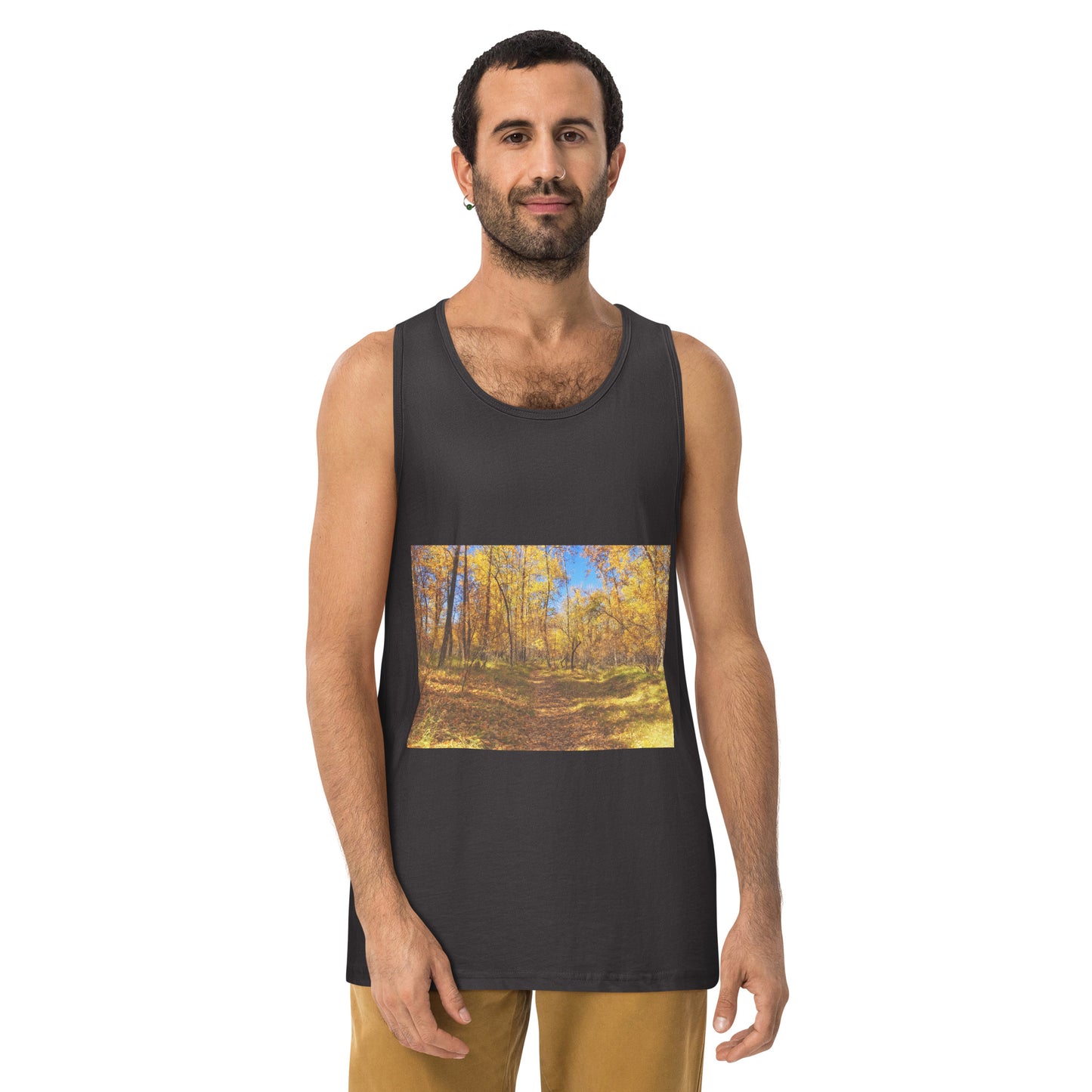 Men’s Premium Tank Top - Carburn Park Fall Colours