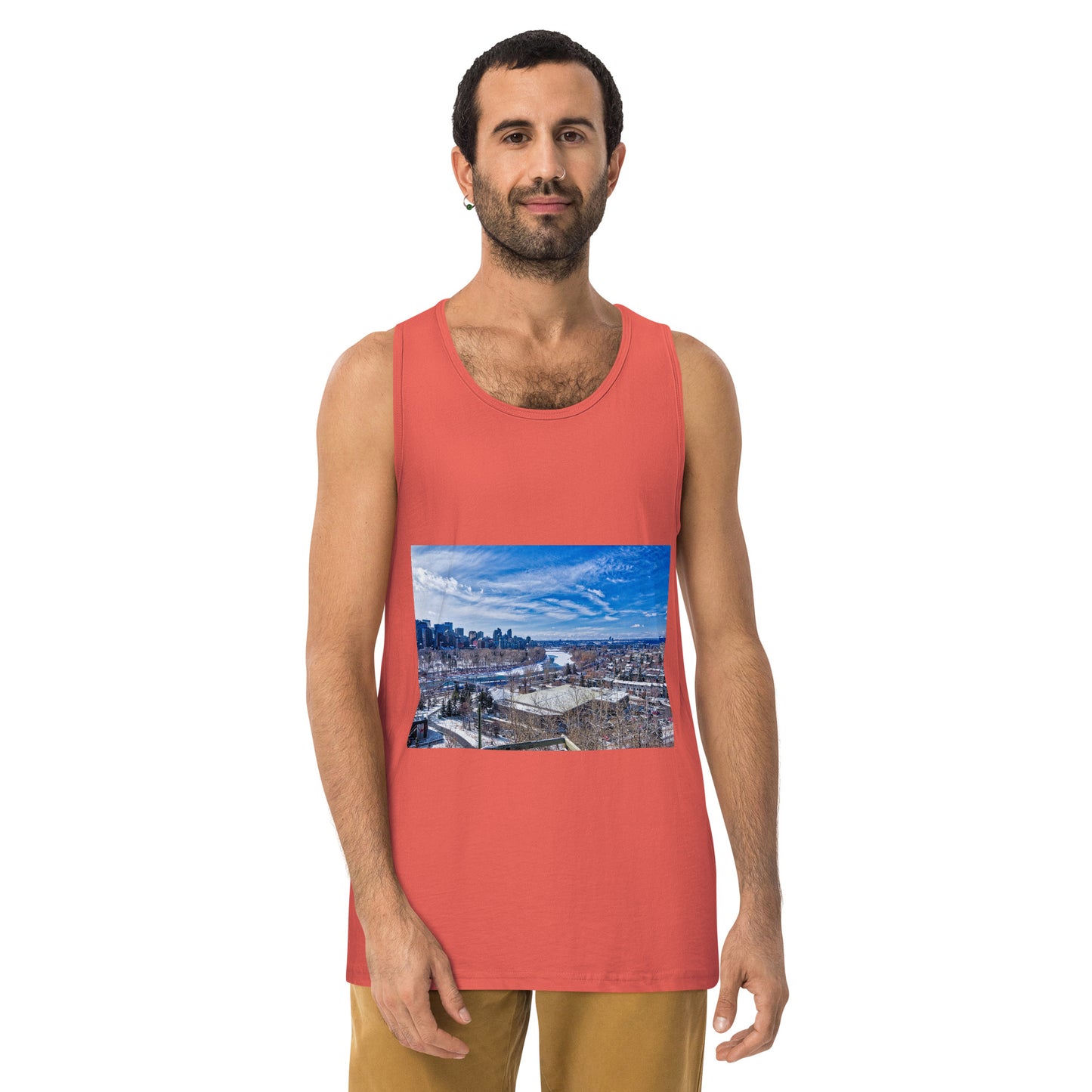 Men’s Premium Tank Top - McHugh Bluff Winter HDR