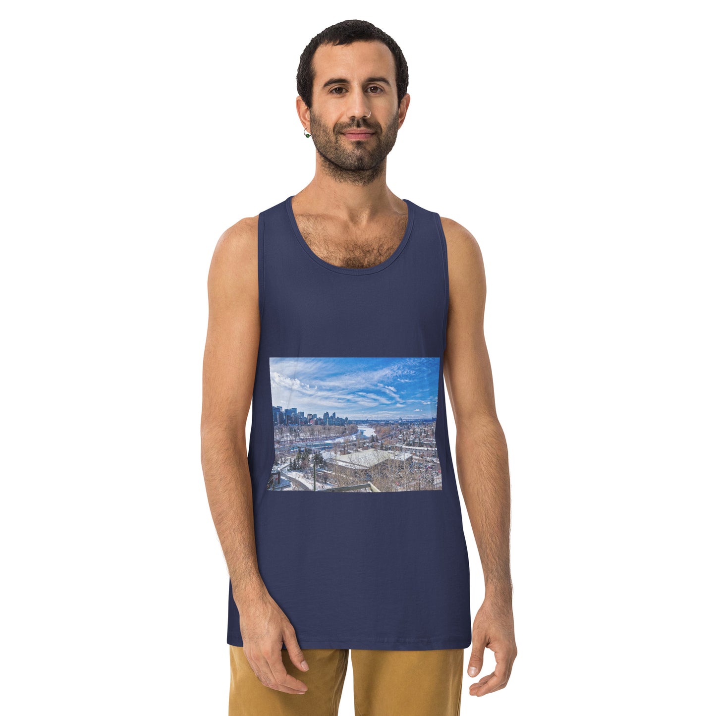 Men’s Premium Tank Top - McHugh Bluff Winter HDR