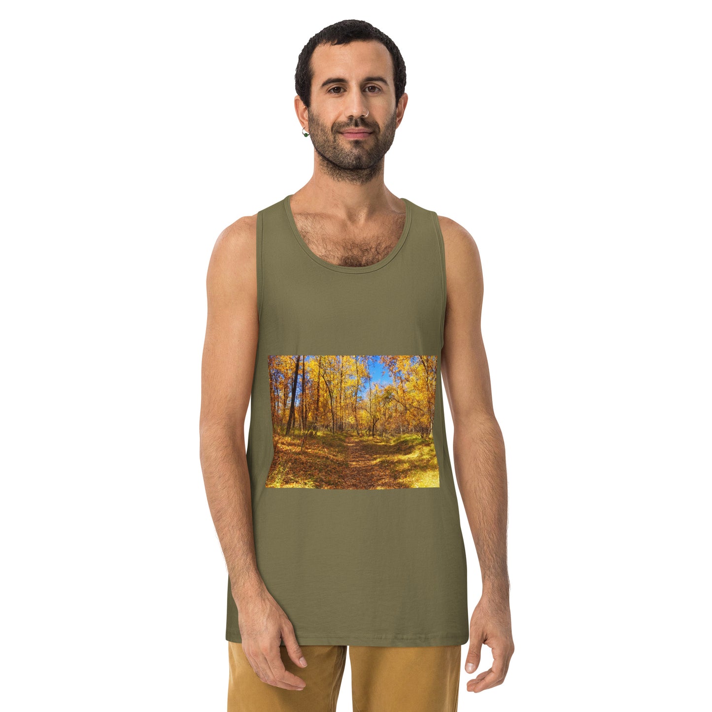 Men’s Premium Tank Top - Carburn Park Fall Colours