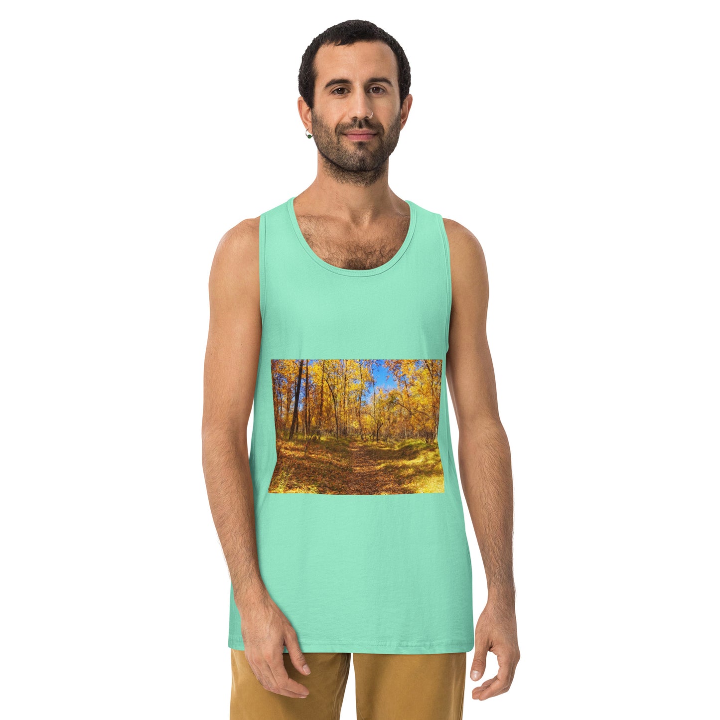 Men’s Premium Tank Top - Carburn Park Fall Colours