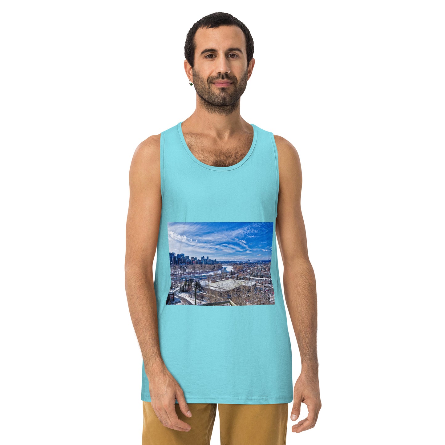 Men’s Premium Tank Top - McHugh Bluff Winter HDR