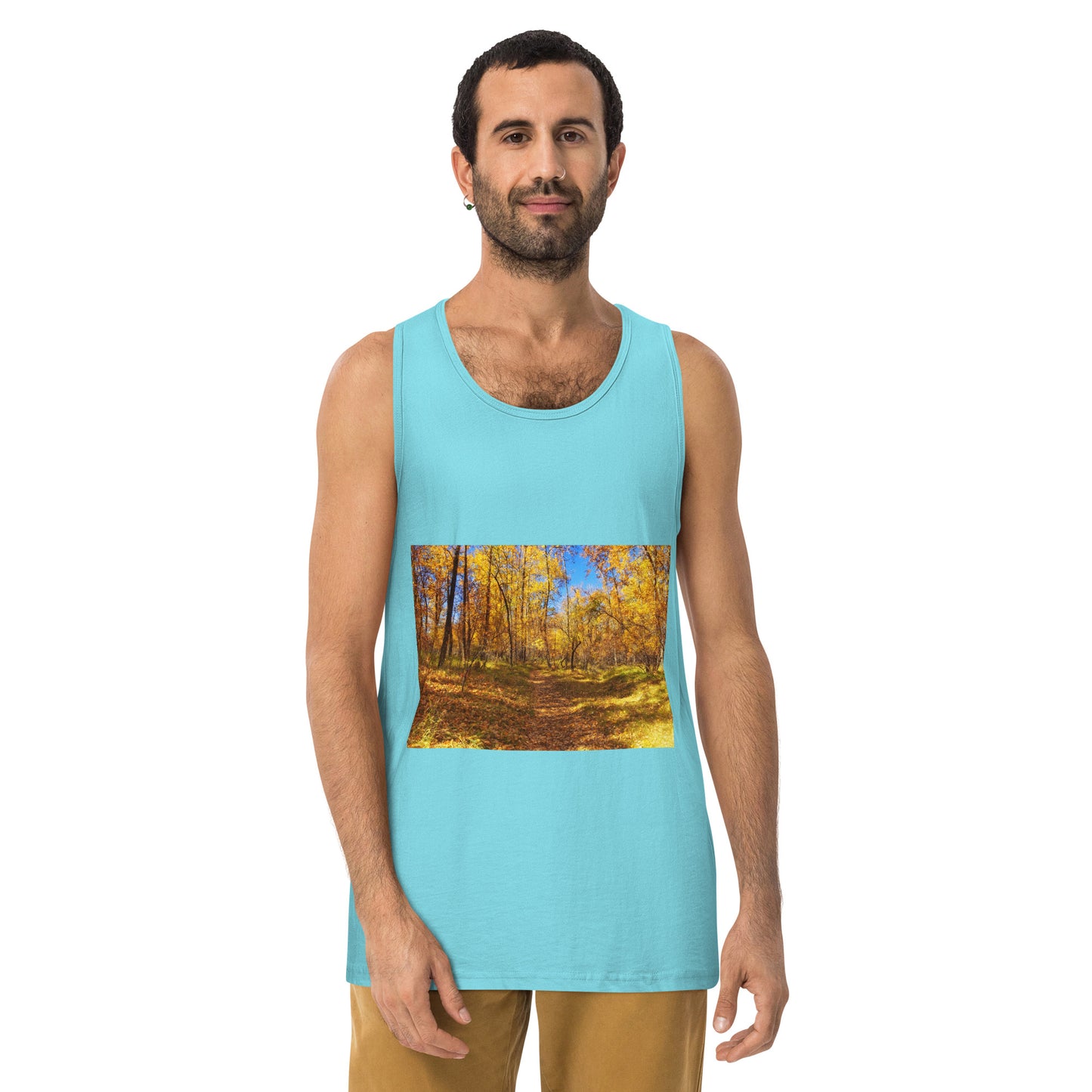 Men’s Premium Tank Top - Carburn Park Fall Colours