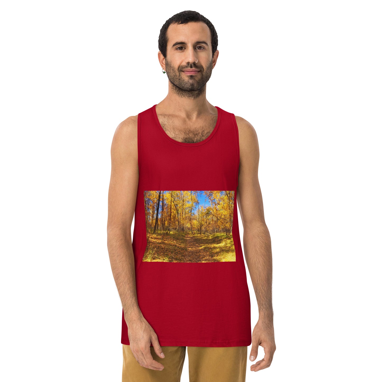Men’s Premium Tank Top - Carburn Park Fall Colours