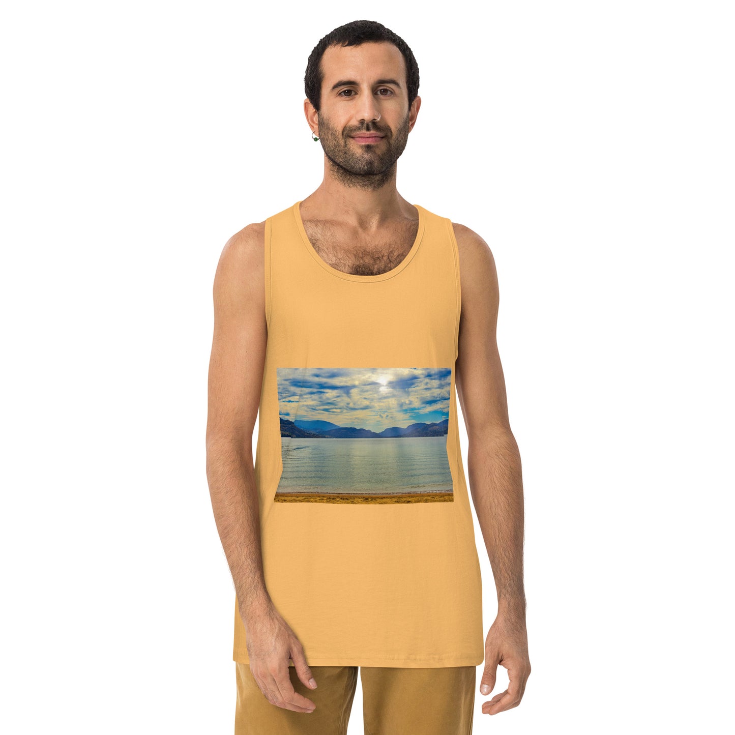 Men’s Premium Tank Top - Penticton Skaha Lake