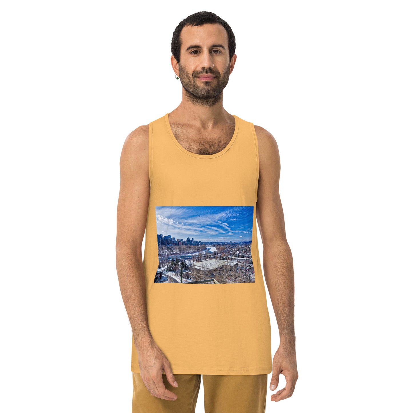 Men’s Premium Tank Top - McHugh Bluff Winter HDR