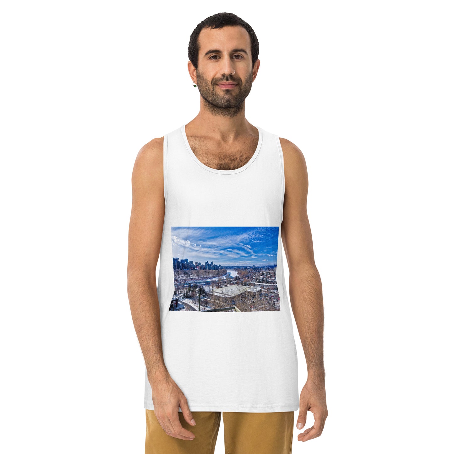 Men’s Premium Tank Top - McHugh Bluff Winter HDR