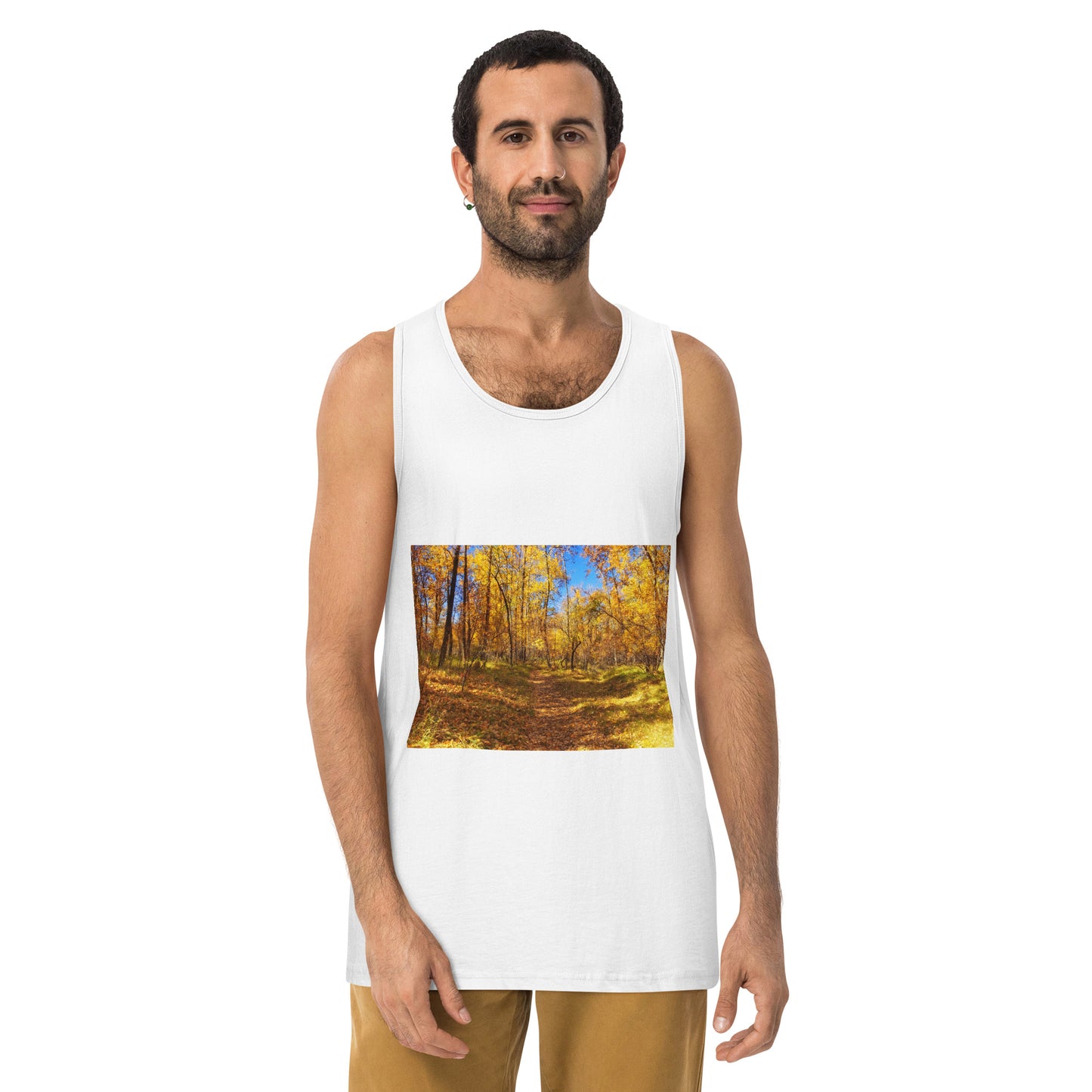 Men’s Premium Tank Top - Carburn Park Fall Colours