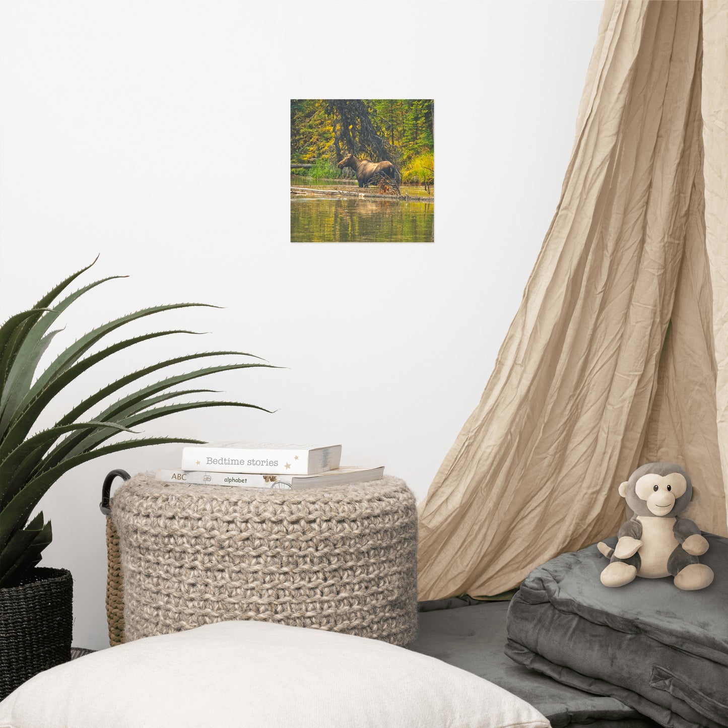 Lustre Poster Print - Moose Lake Moose