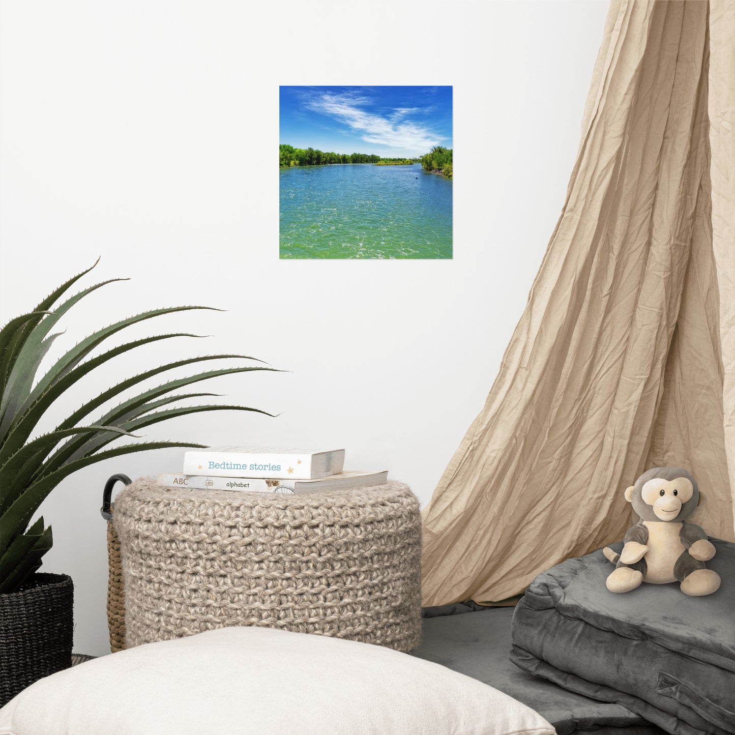 Lustre Poster Print - Elbow River Weaselhead