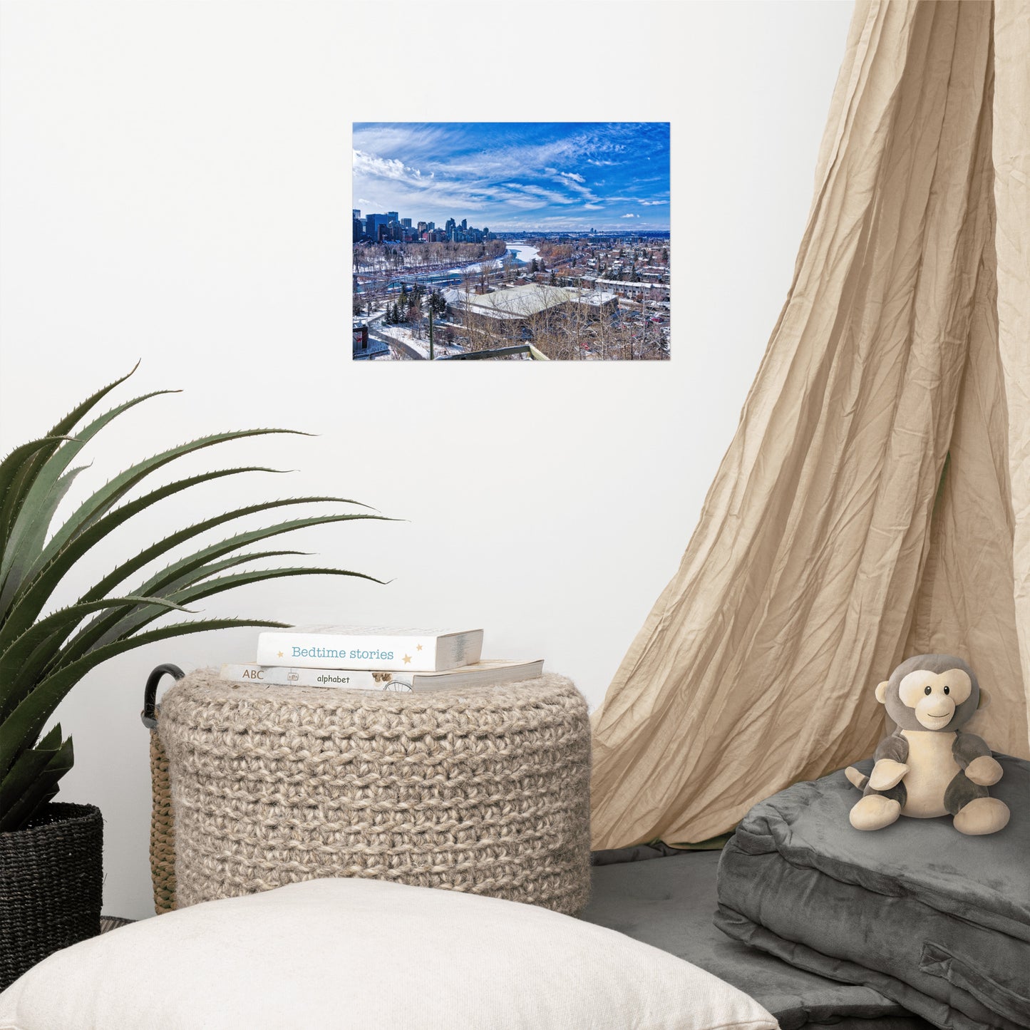 Lustre Poster Print - McHugh Bluff HDR Winter