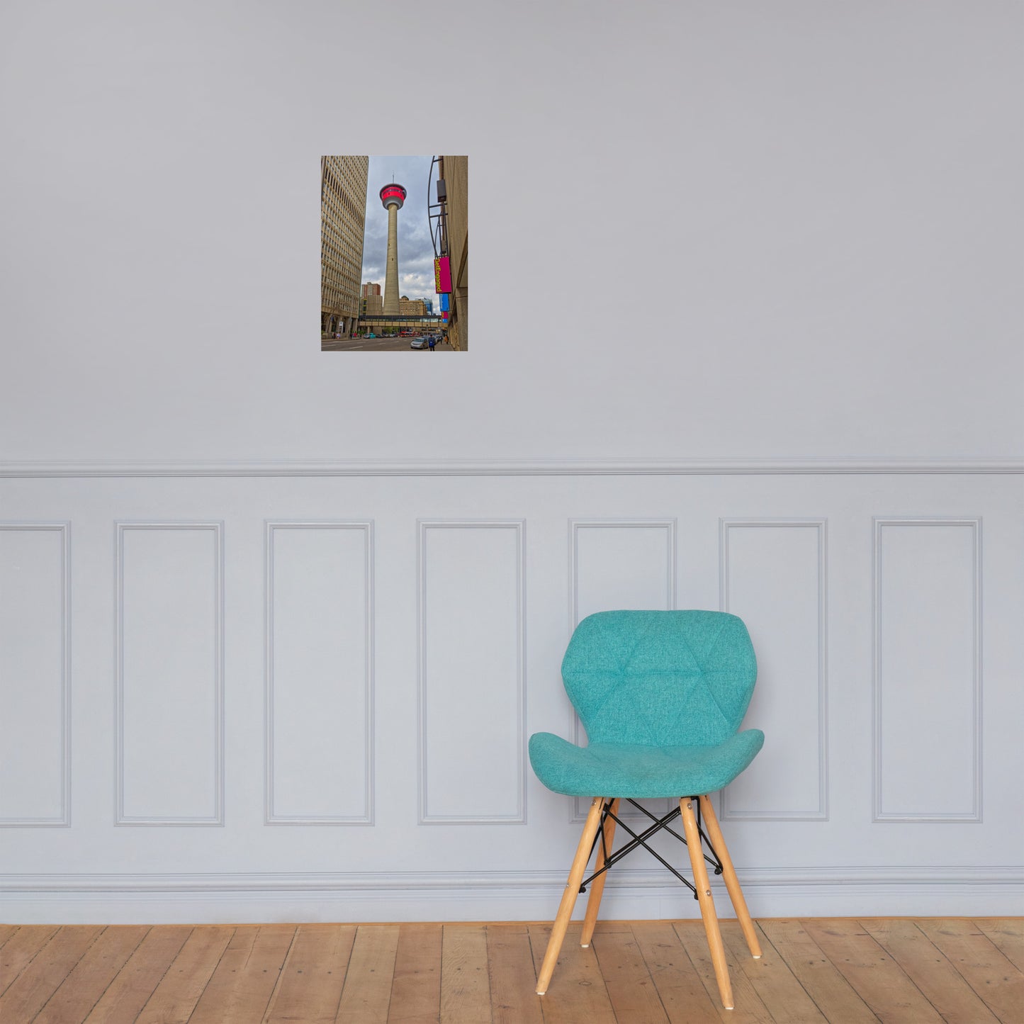 Lustre Poster Print - Calgary Tower