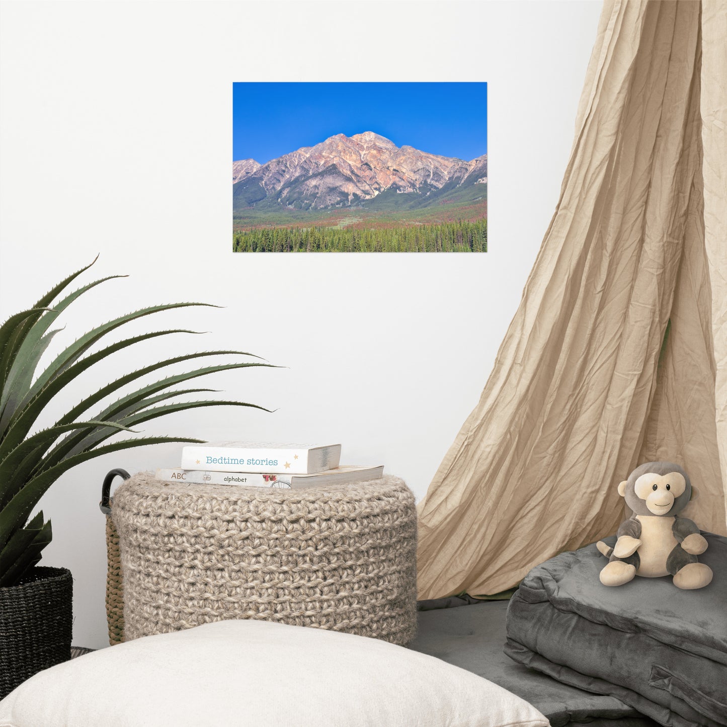 Lustre Poster Print - Pyramid Mountain
