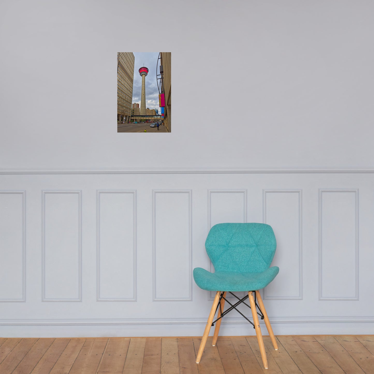 Lustre Poster Print - Calgary Tower