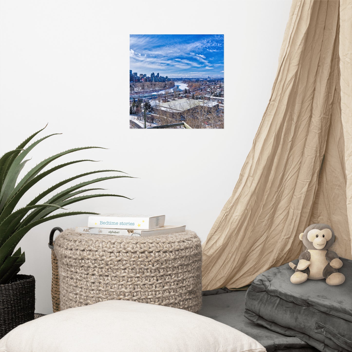 Lustre Poster Print - McHugh Bluff HDR Winter