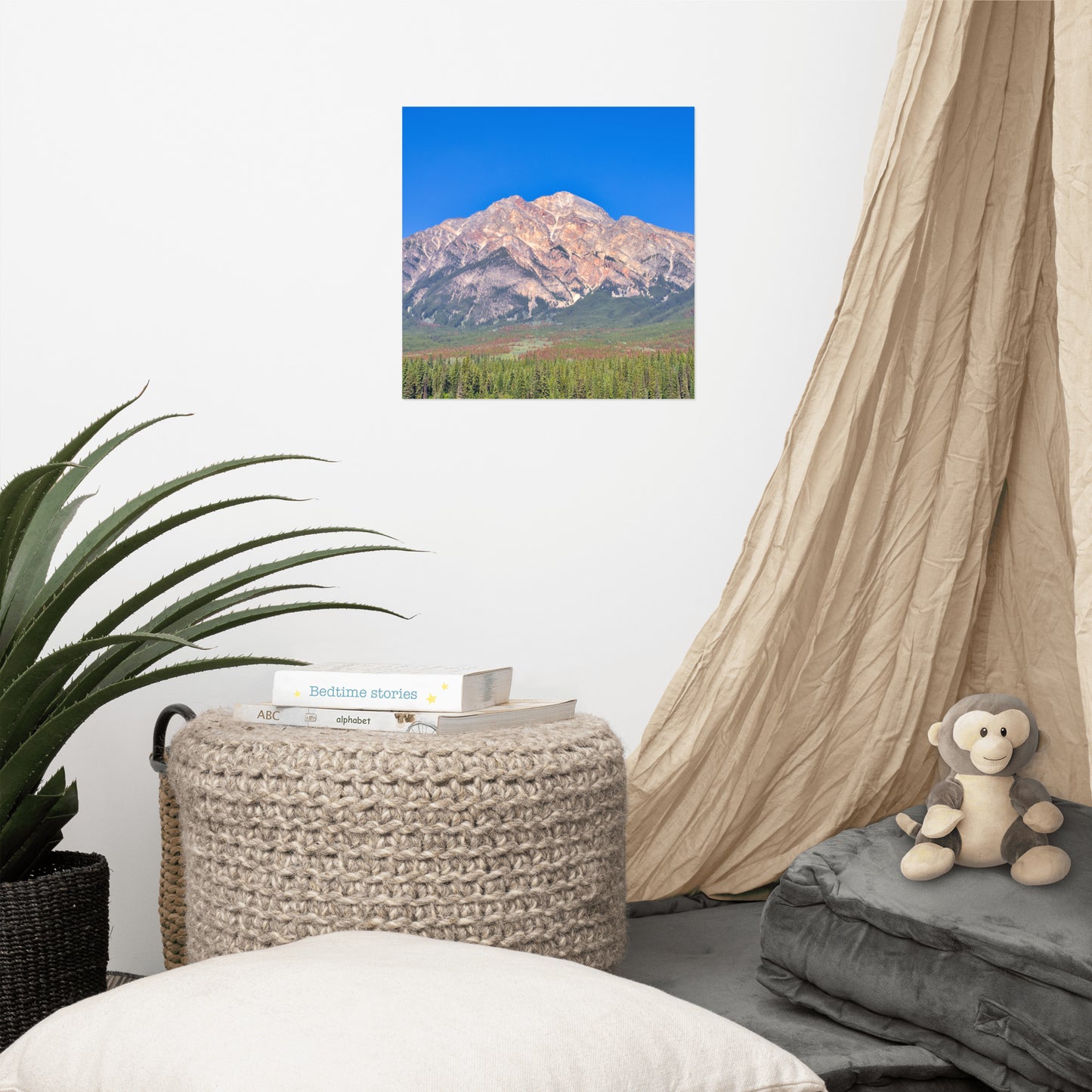 Lustre Poster Print - Pyramid Mountain