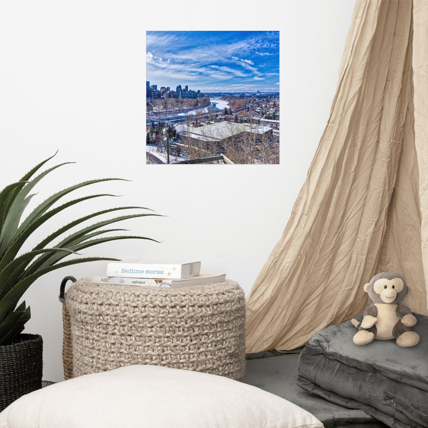 Lustre Poster Print - McHugh Bluff HDR Winter
