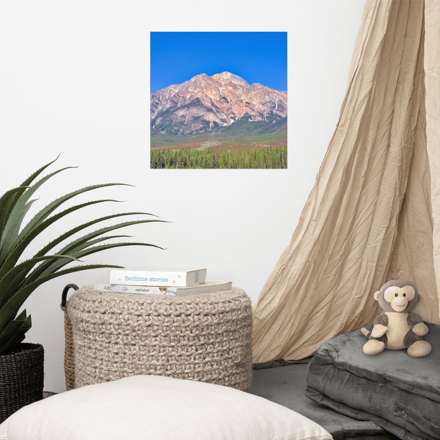Lustre Poster Print - Pyramid Mountain