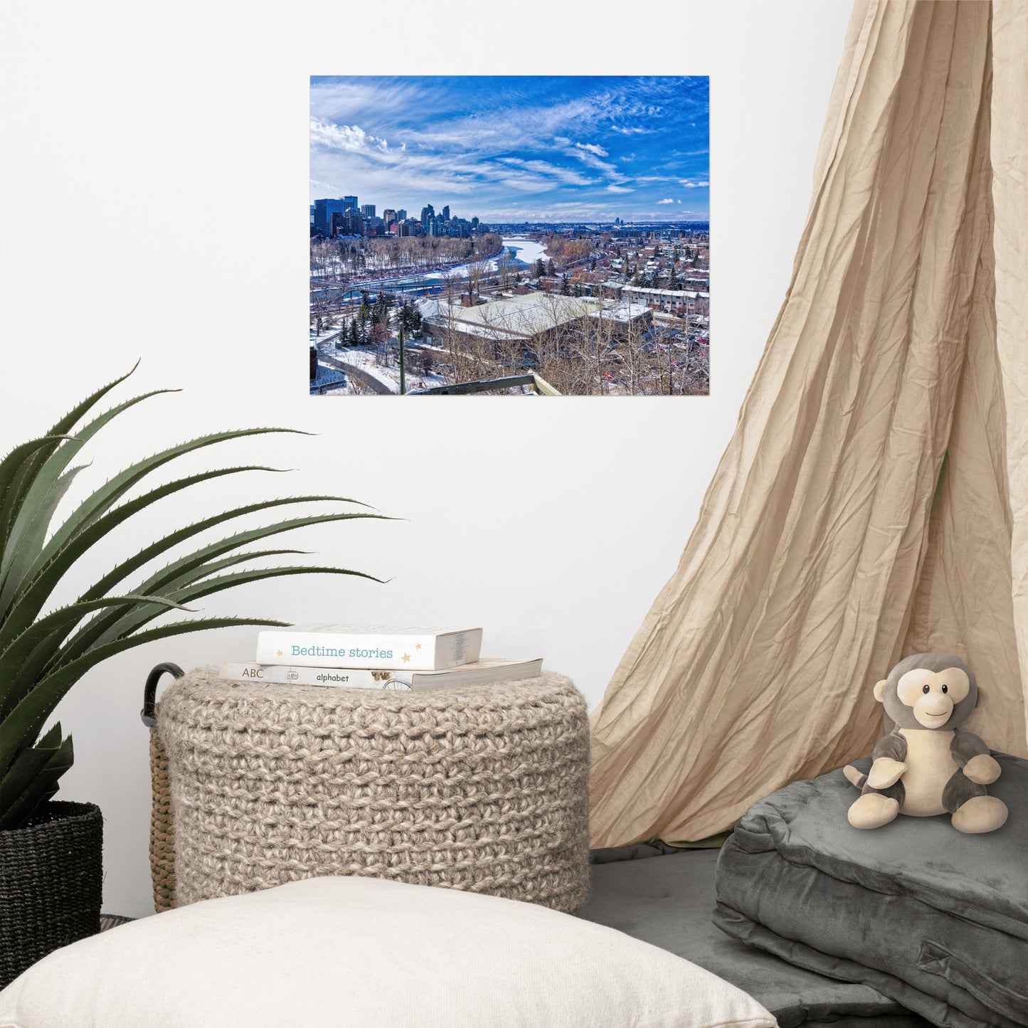 Lustre Poster Print - McHugh Bluff HDR Winter