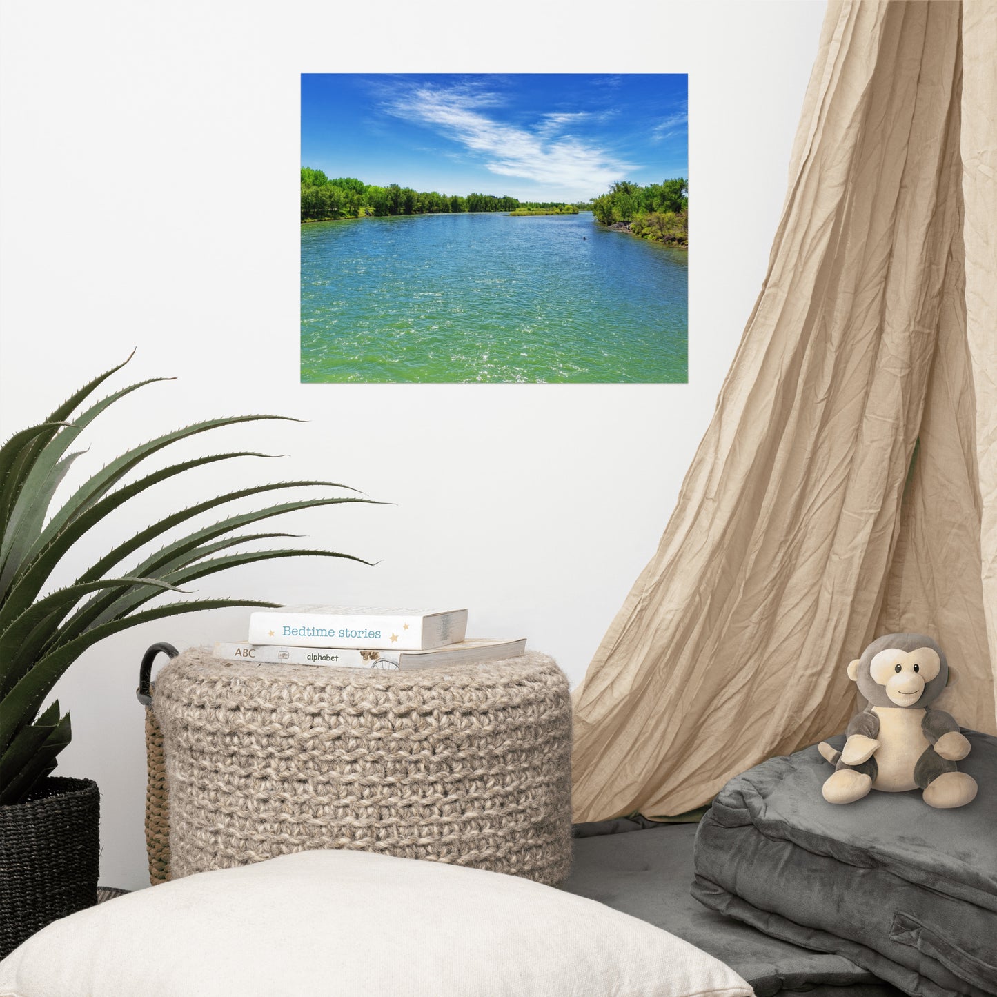 Lustre Poster Print - Elbow River Weaselhead