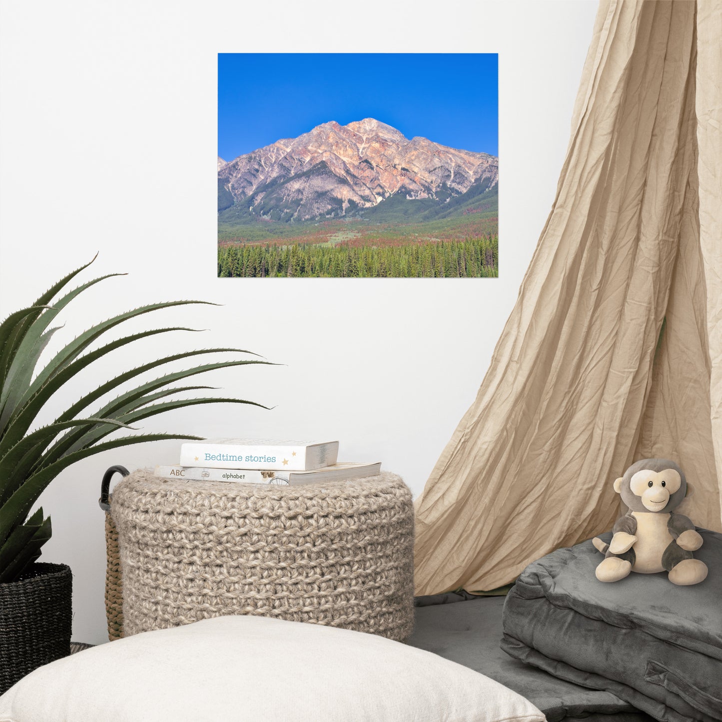 Lustre Poster Print - Pyramid Mountain