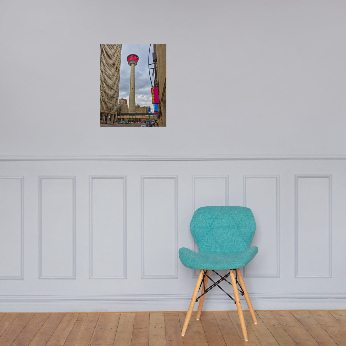 Lustre Poster Print - Calgary Tower