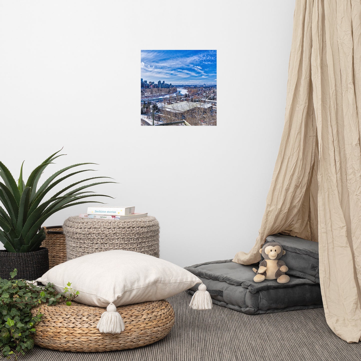 Lustre Poster Print - McHugh Bluff HDR Winter