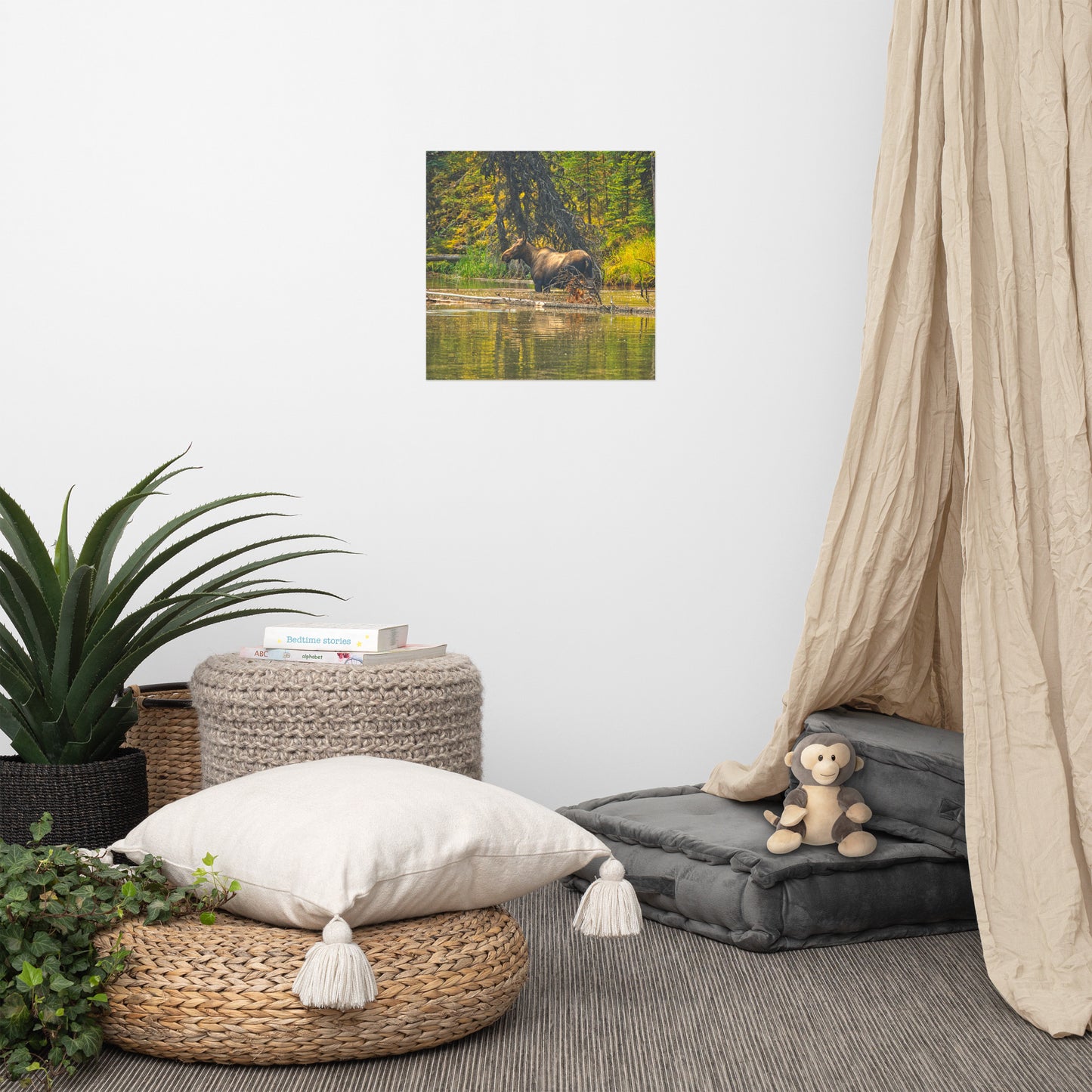 Lustre Poster Print - Moose Lake Moose
