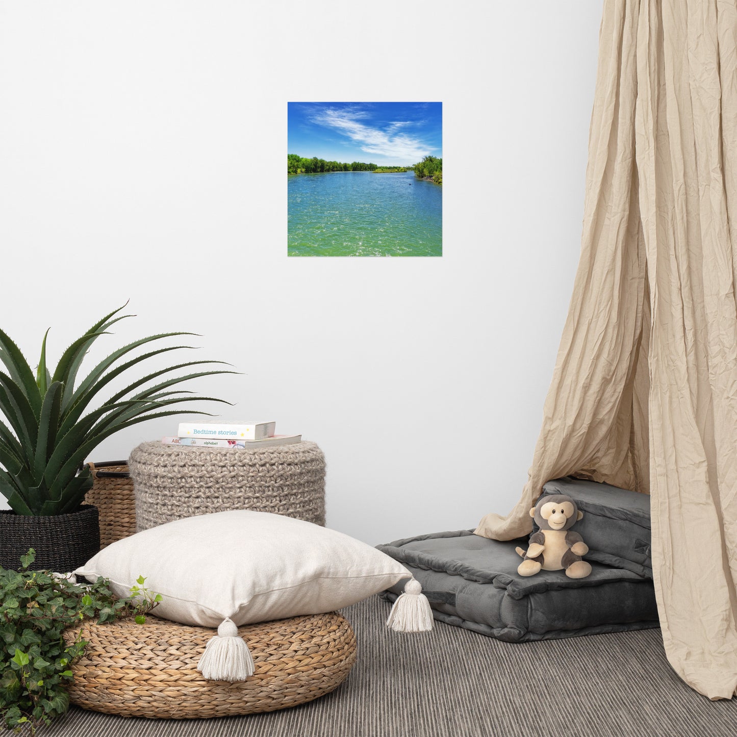 Lustre Poster Print - Elbow River Weaselhead
