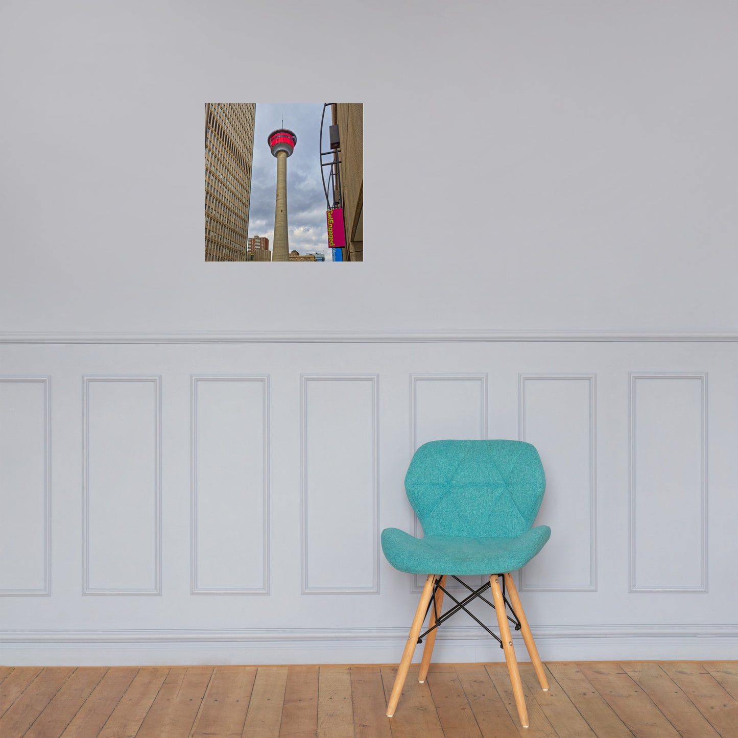 Lustre Poster Print - Calgary Tower
