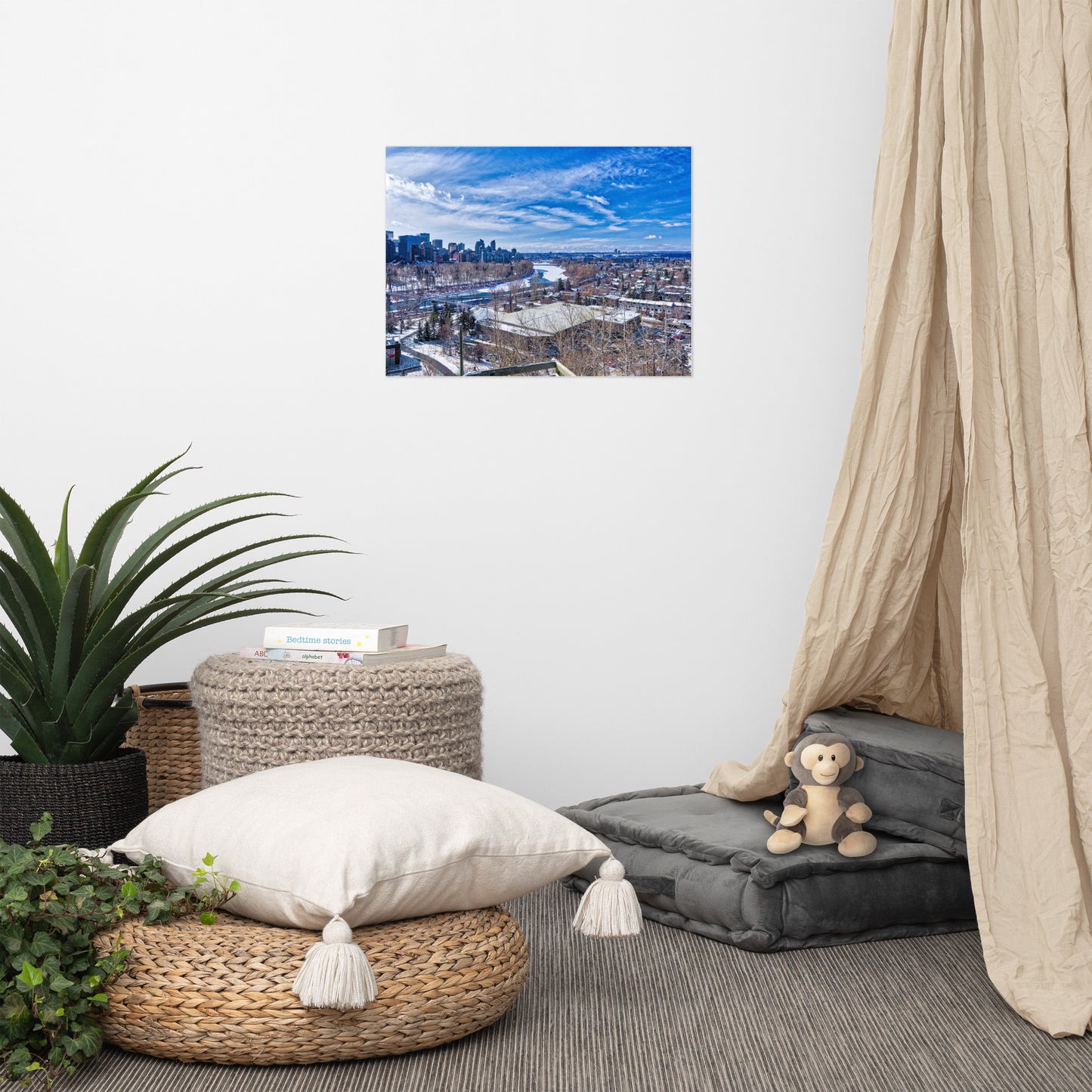 Lustre Poster Print - McHugh Bluff HDR Winter